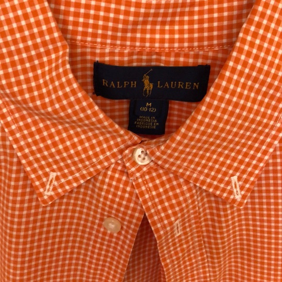 Boys 10/12 -Ralph Lauren- Button Down Polo - Picture 5 of 5